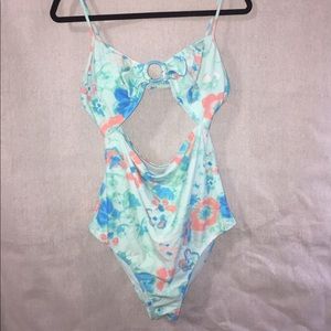 American Eagle Floral One-Piece Swimsuit XL